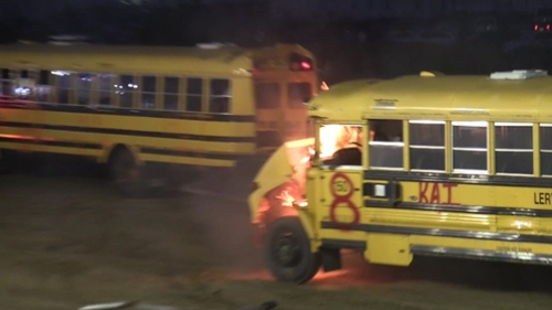 Granite State Fair School Bus Demolition Derby