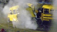 Granite State Fair School Bus Demolition Derby